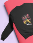 Dragon-Ball-Z-Handrawn-Goku-SJ4-Sweatshirt-and-Black-Bulls-hat-Mock-up-1-1.png