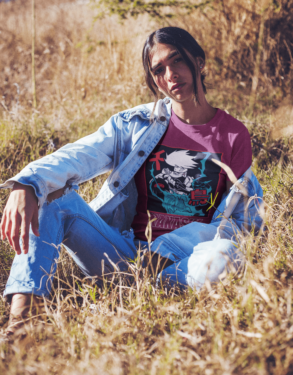 Naruto - Kakashi in action Female Mock up 3