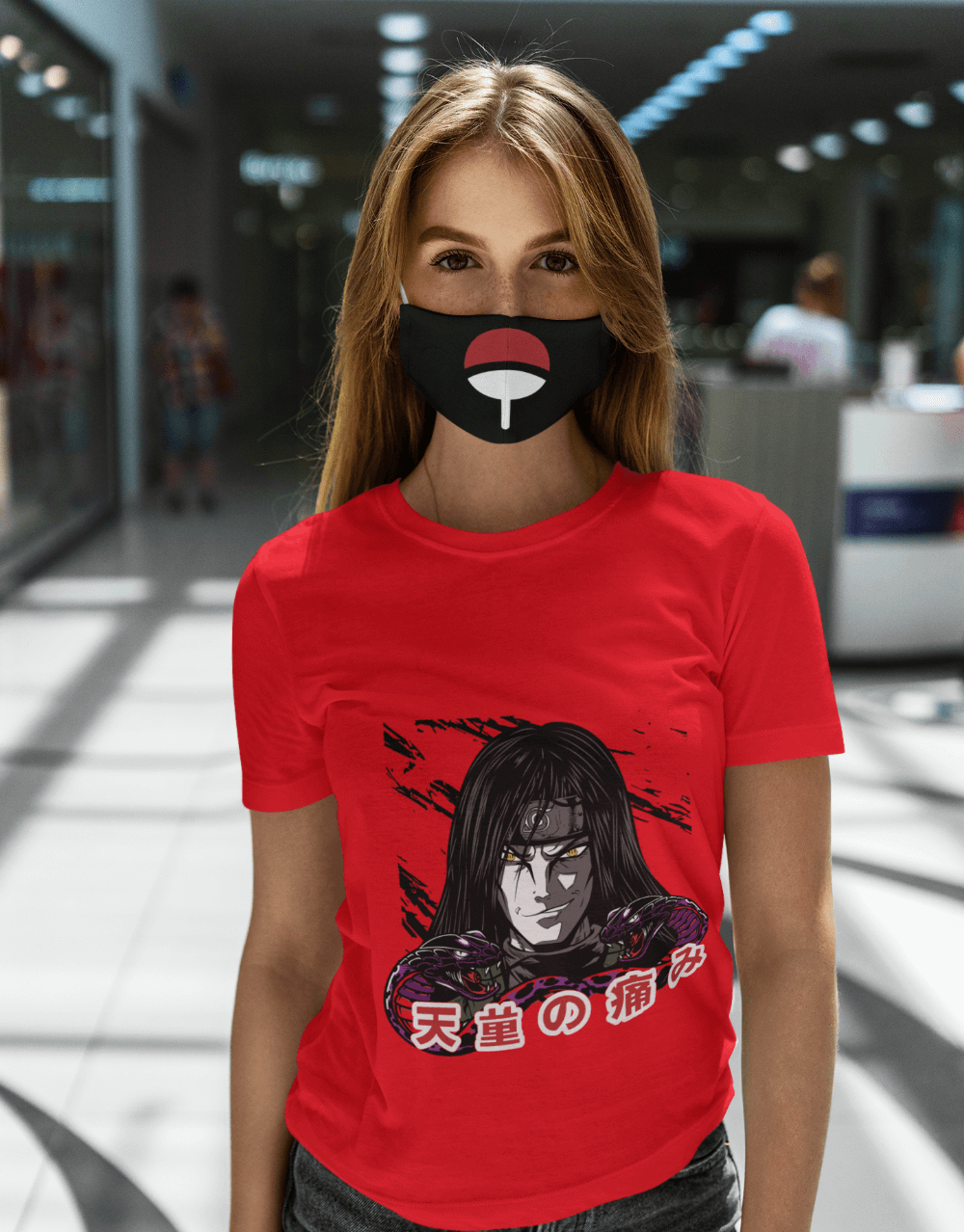 Naruto - Orochimaru with Uchiha Facemask Female Mock up 1 (1)