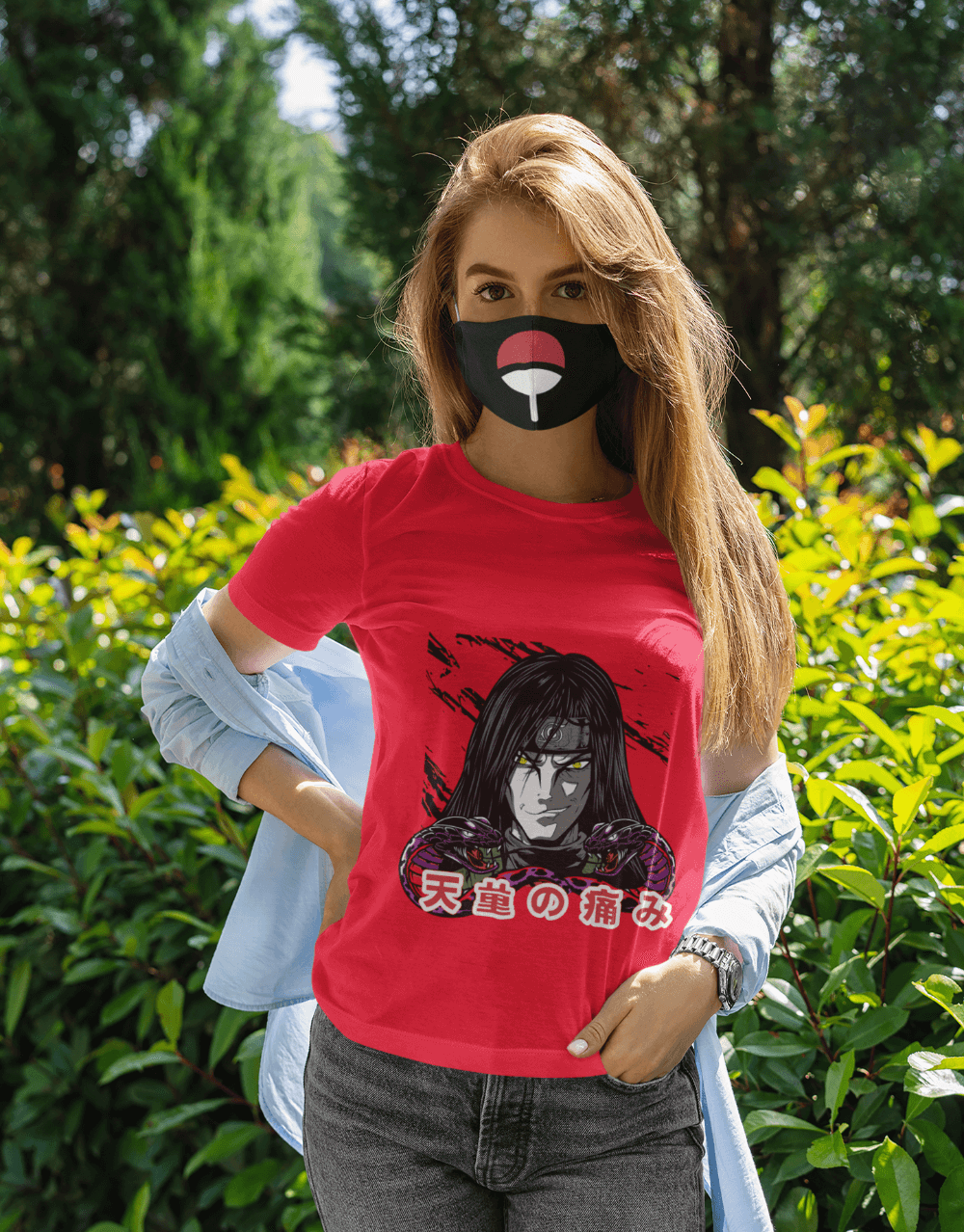 Naruto - Orochimaru with Uchiha Facemask Female Mock up 3 (1)