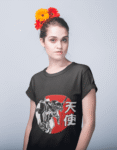 Neon Genesis Evangelion – Nippon Eva Logo Female Mock up 1