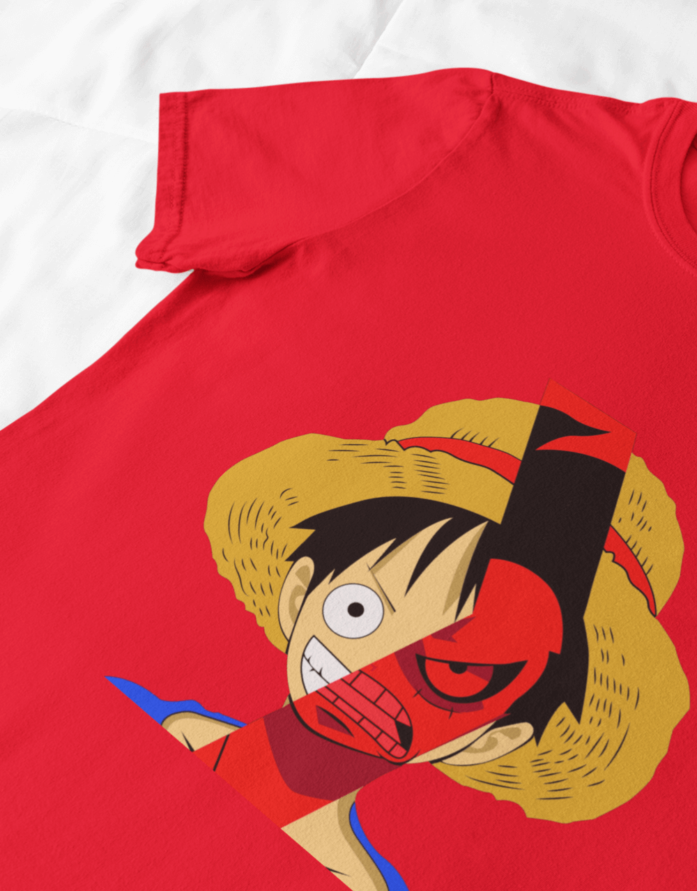 One Piece - Luffy_s Real Face Mock up 4