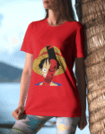 One Piece – Luffy’s Real Face Female Mock up 1