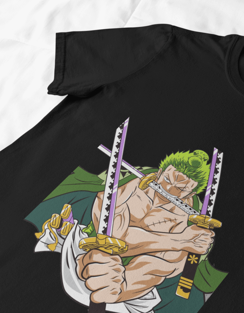 One Piece - Wano Zoro Version Black Mock up 4
