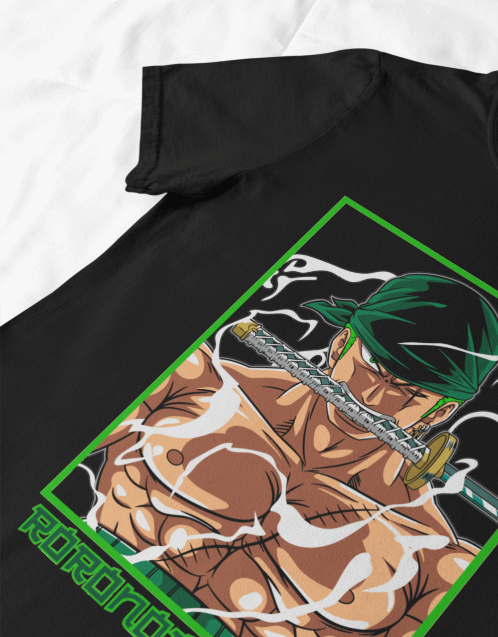 One Piece - Zoro in action Mock up 4